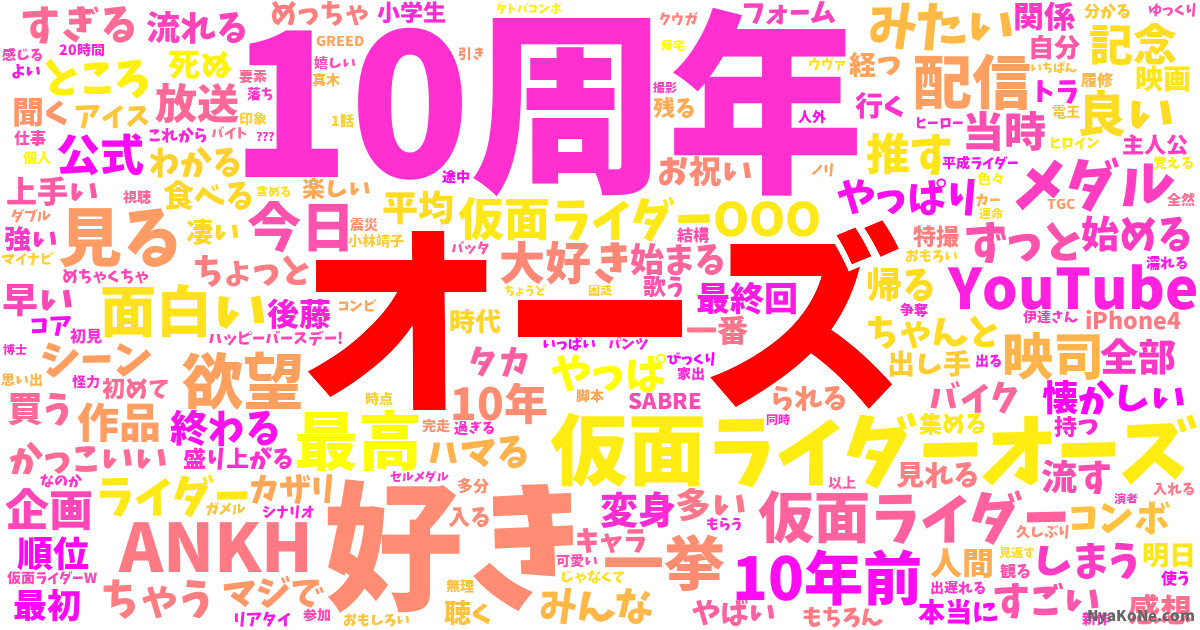 オーズ の感情分析 Nyakone オーズ の感情分析 Nyakone