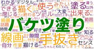 バケツ塗り の感情分析 Nyakone