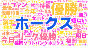ホークス の感情分析 Nyakone