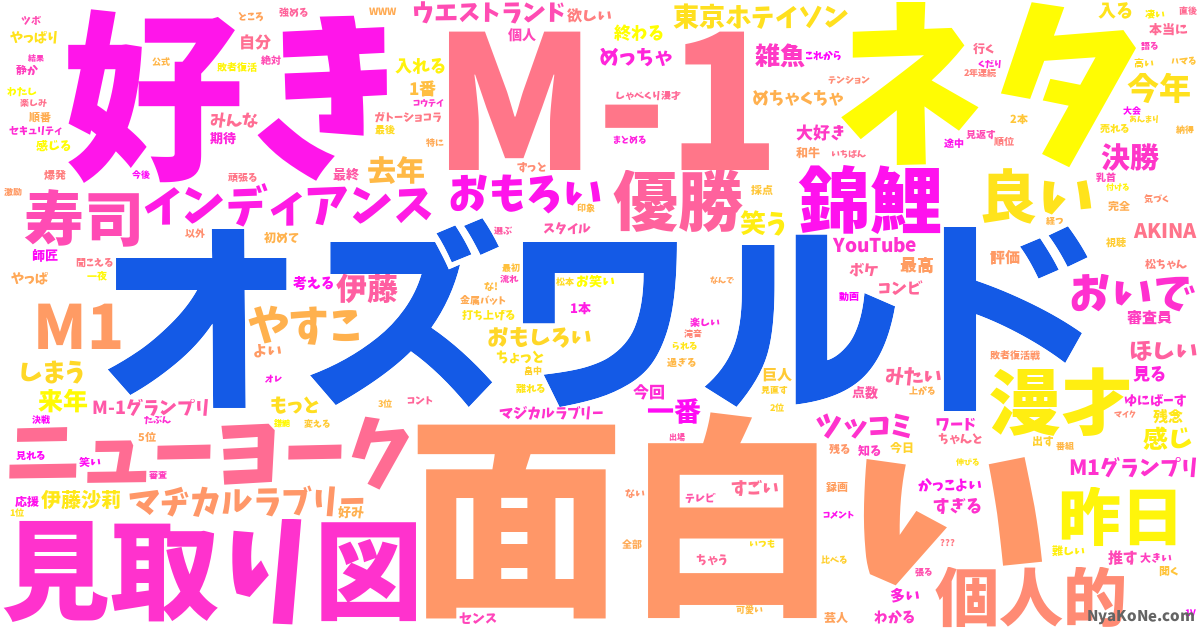 オズワルド の感情分析 Nyakone