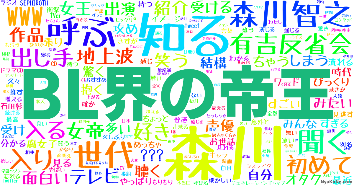 Bl界の帝王 の感情分析 Nyakone