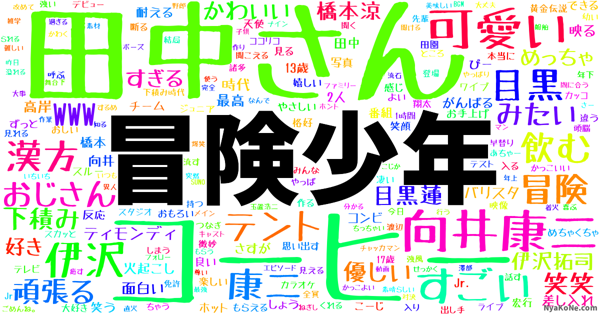 冒険少年 の感情分析 Nyakone