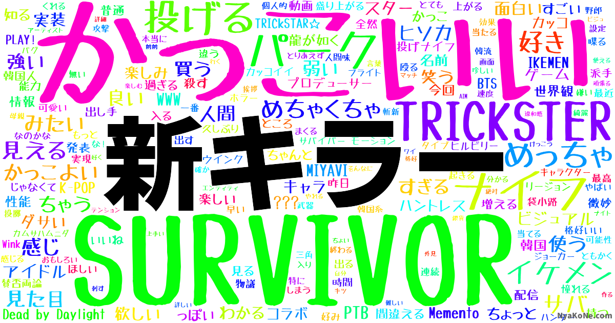 新キラー の感情分析 Nyakone