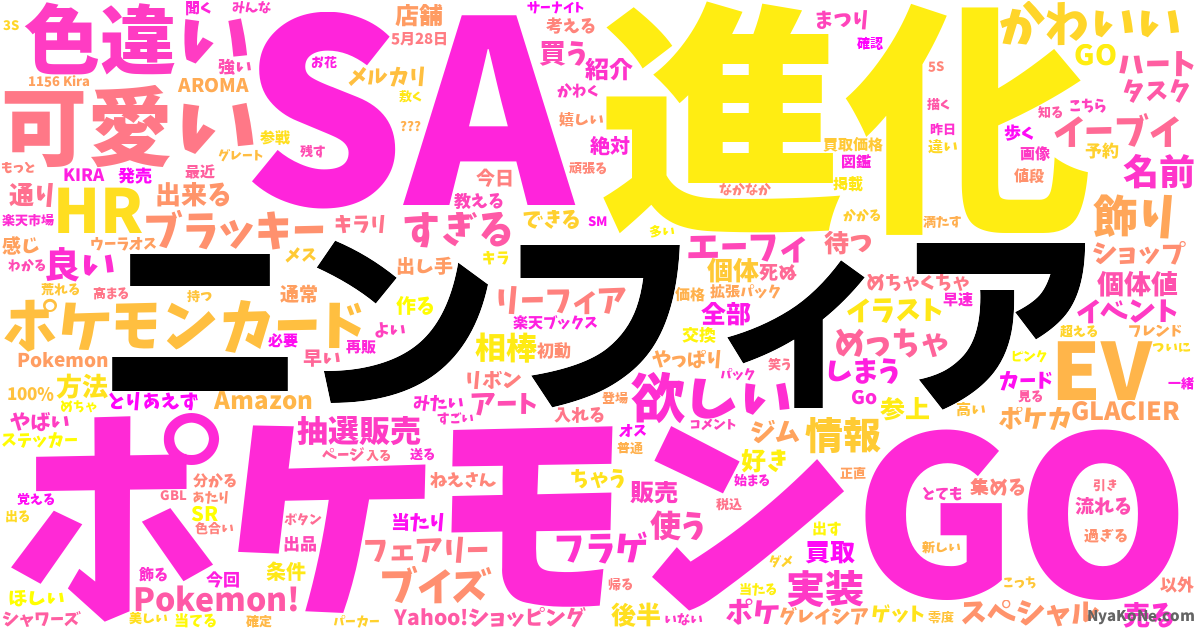 ニンフィア の感情分析 Nyakone