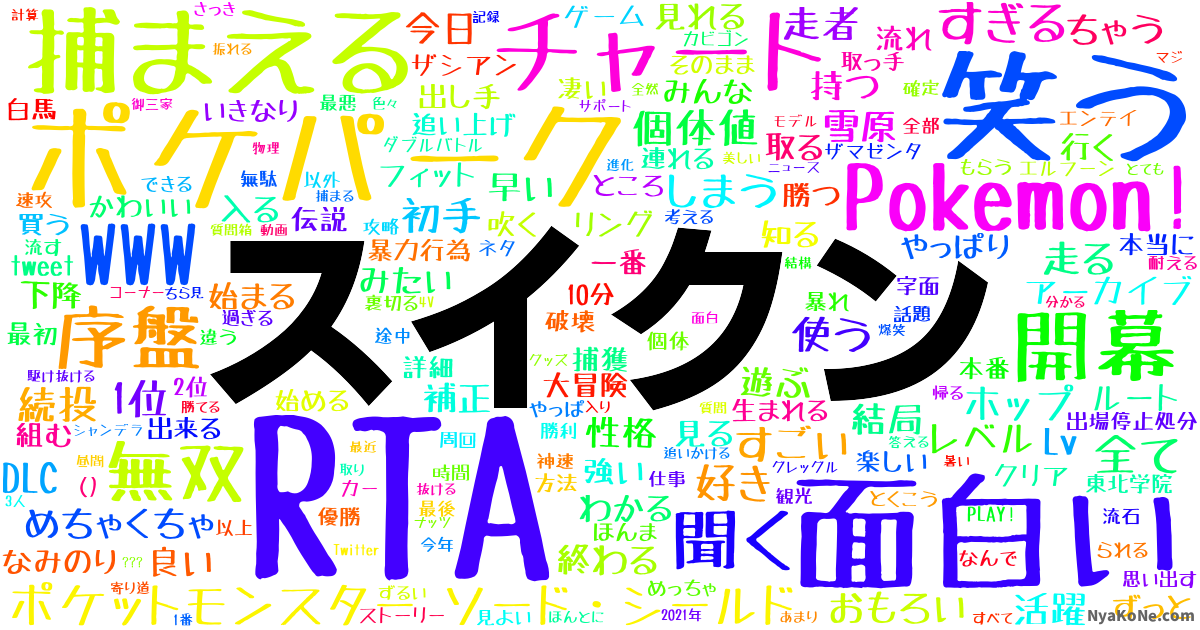 スイクン の感情分析 Nyakone