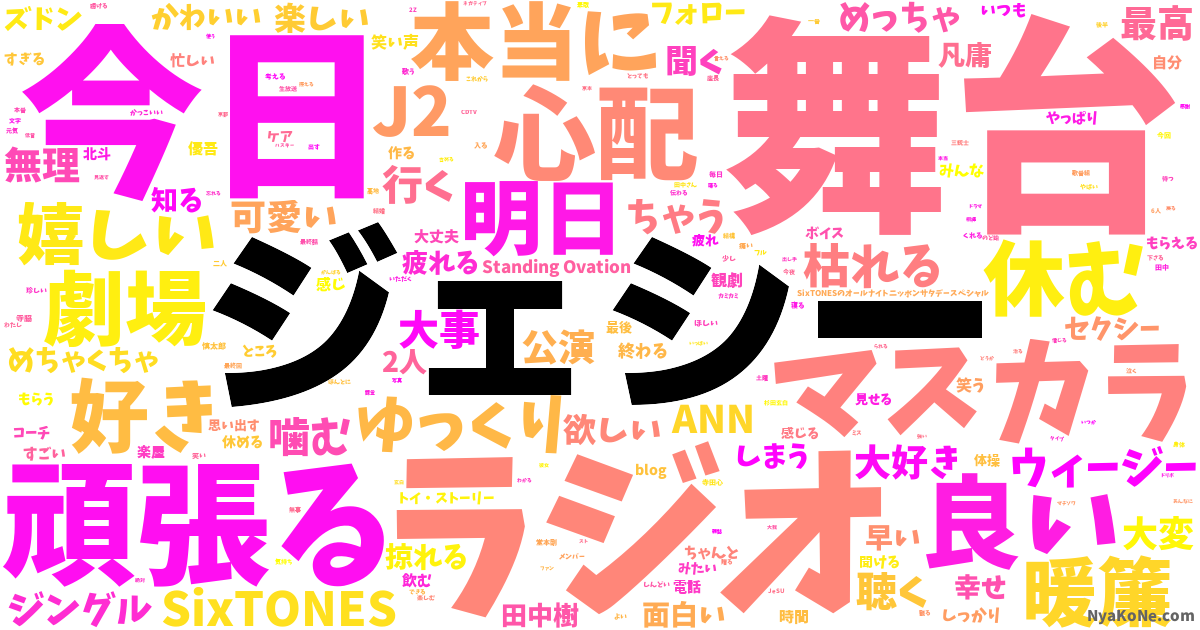 ジェシー の感情分析 Nyakone